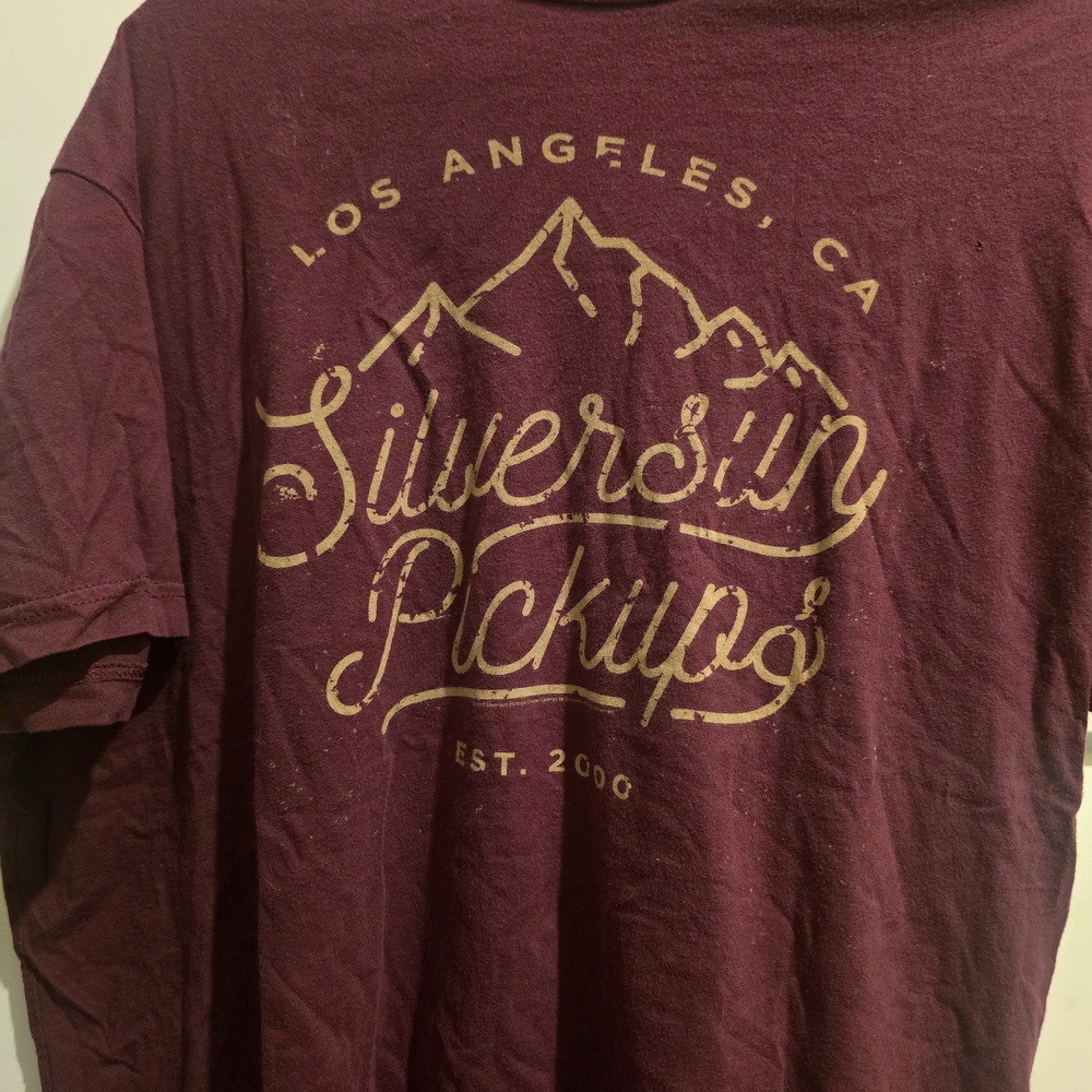 Maroon Silversun Pickups Short Sleeve Tee